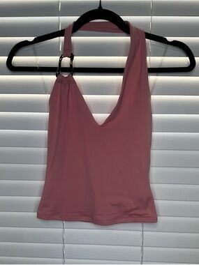 Pink Rose Pink Halter Top Ring Detail
